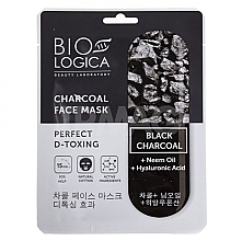 Fragrances, Perfumes, Cosmetics Charcoal Mask "Charcoal D-Toxing" - Biologica Charcoal