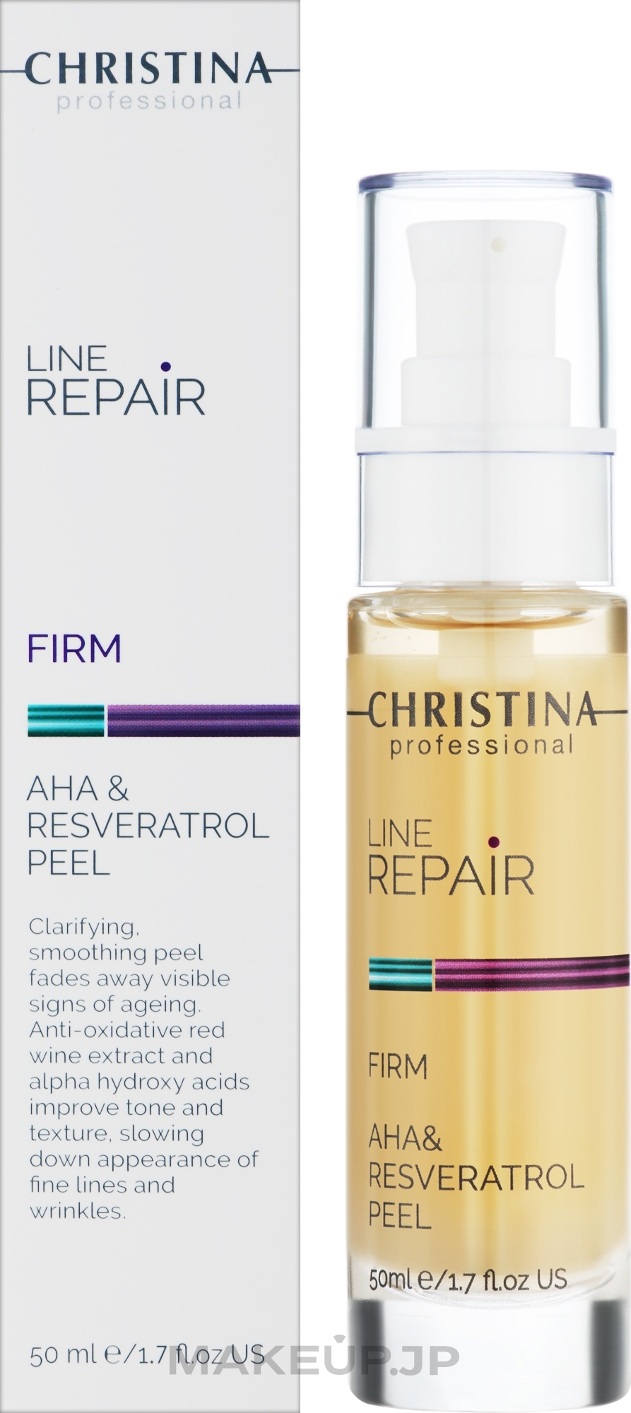 AHA & Resveratrol Face Peeling - Christina Line Repair Firm AHA & Resveratrol Peel — photo 50 ml