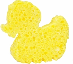 Reusable Foaming Bath Sponge for Kids 'Duck' - Spongelle Animals Sponge Duck Body Wash Infused Buffer — photo N3