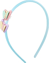 Fragrances, Perfumes, Cosmetics Hair Band with Butterflies FA-5639, Blue - Donegal FA-5639