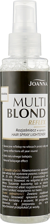 Hair Spray Lightener - Joanna Multi Blond Spray — photo N1