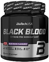 Fragrances, Perfumes, Cosmetics Blue Grape Pre-Workout Complex - BioTechUSA Black Blood CAF+ Blue Grape Extreme Pre-Workout Shot