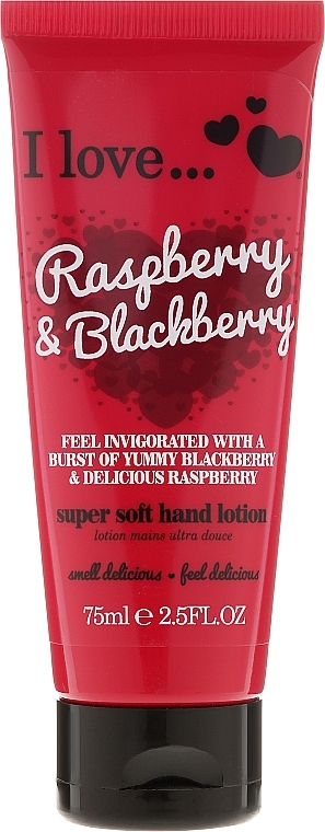 Softening Hand Lotion - I Love Raspberry & Blackberry Super Soft Hand Lotion — photo N1