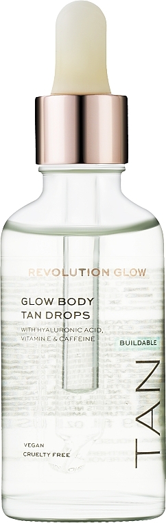 Body Drops with Hyaluronic Acid - Makeup Revolution Tanning Body Drops With Hyaluronic Acid — photo N1