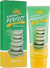 Aloe Sun Cream SPF50+ - FarmStay Aloevera Perfect Sun Cream SPF50+ PA+++ — photo N1