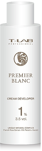 Cream Developer 1% - T-LAB Professional Premier Blanc Cream Developer 1% — photo N1