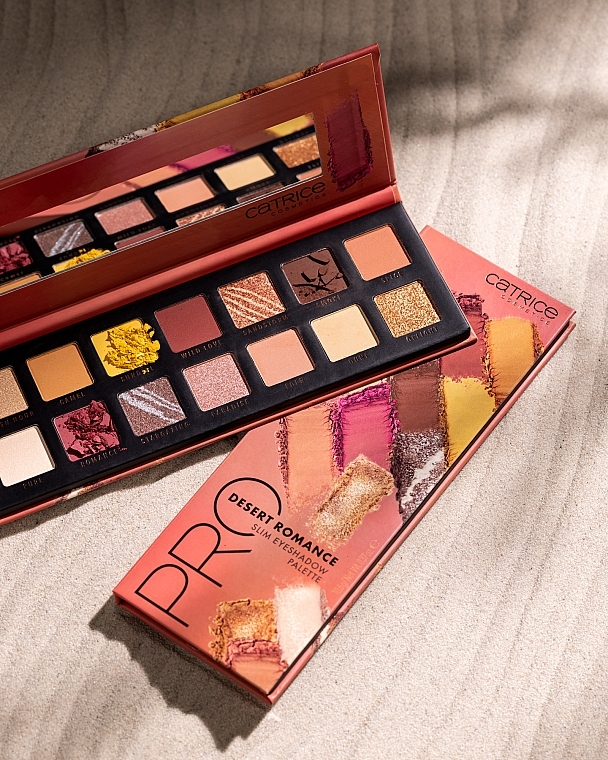 Eyeshadow Palette - Catrice Pro Desert Romance Slim Eyeshadow Palette — photo N12