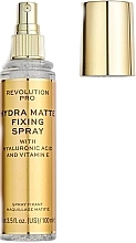 Makeup Setting Spray - Revolution Pro Hydra-Matte Fixing Spray — photo N3