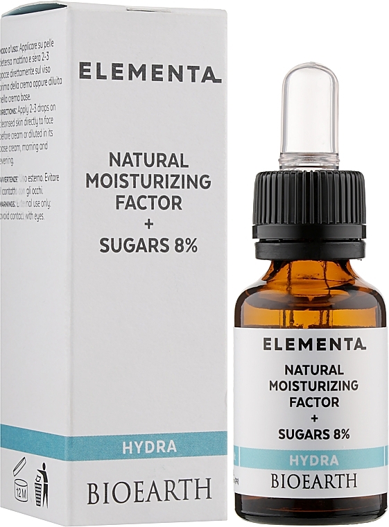 Concentrated Hydration Booster - Bioearth Elementa Hydra NMF + Sugar 8% — photo N2