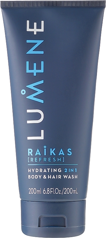 Moisturizing Hair & Body Shower Gel 2 in 1 - Lumene Raikas Hydrating 2in1 Body & Hair Wash — photo N1