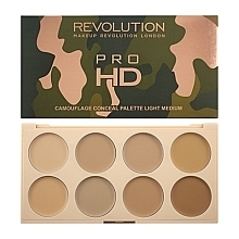 Cream Corrector Palette - Makeup Revolution Ultra Pro HD Camouflage — photo N1