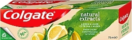 Set - Colgate Natural Extracts Ultimate Fresh Clean Lemon & Aloe Trio (toothpaste/3x75ml) — photo N2