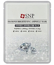 Fragrances, Perfumes, Cosmetics Diamond Powder Face Mask - SNP Diamond Brightening Ampoule Mask