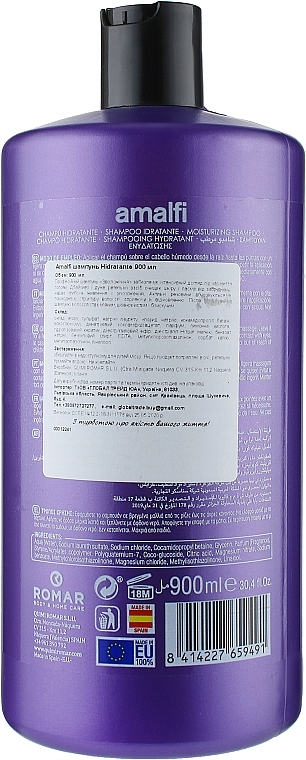 Professional Moisturizing Shampoo - Amalfi Pro Hair Moisturizing Shampoo — photo N2