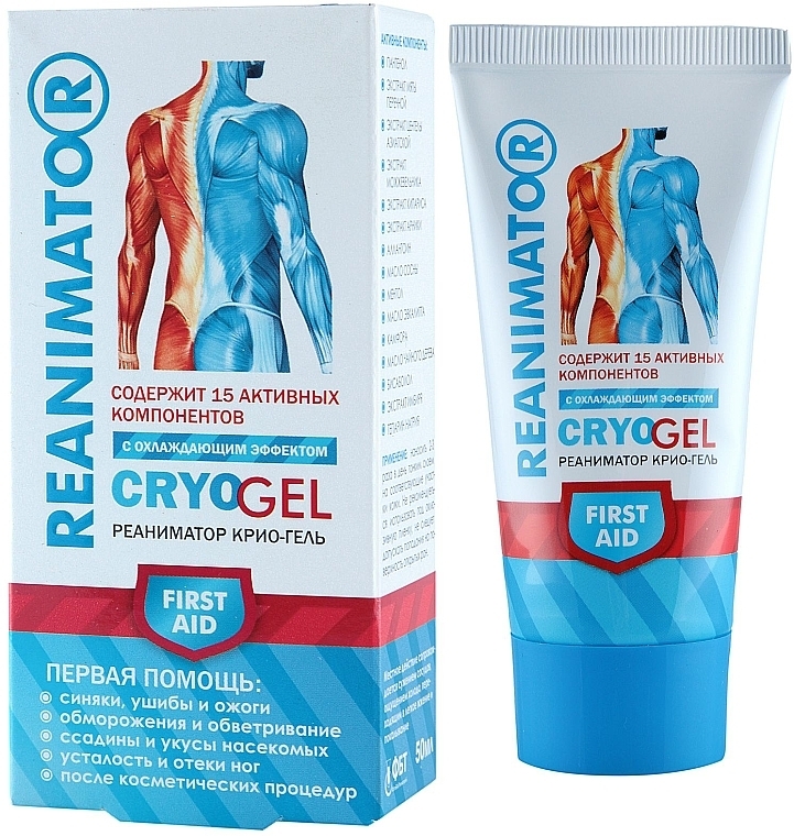 Cooling Reanimating Cryo-Gel - FitoBioTekhnologii Treatment Therapeutic Series — photo N1