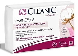 Dry Face Tissues, 50 pcs - Cleanic Pure Effect — photo N1