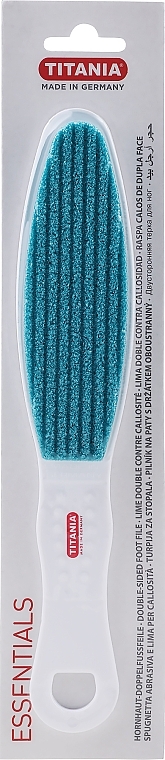 Double-Sided Foot File, turquoise - Titania — photo N2