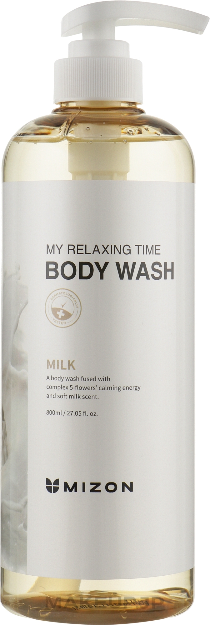 Milk Shower Gel - Mizon My Relaxing Time Body Wash — photo 800 ml