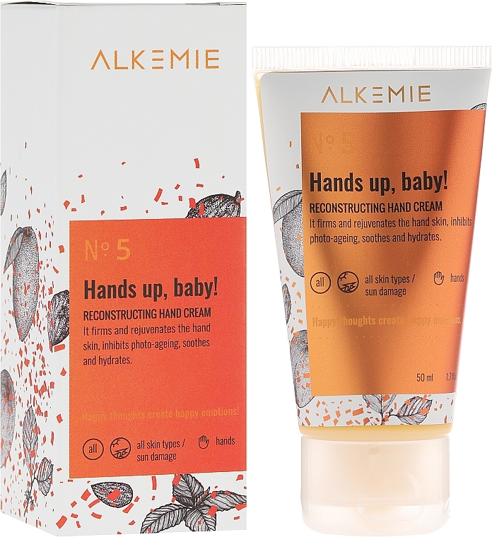 Regenerating Hand Cream - Alkmie Hands Up Baby Reconstructing Hand Cream — photo N2