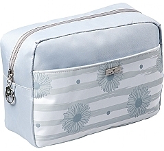 Fragrances, Perfumes, Cosmetics Makeup Bag "Marguerite", 98116, grey - Top Choice