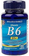 Fragrances, Perfumes, Cosmetics Vitamin B6 Dietary Supplement, 50mg - Holland & Barrett Vitamin B6 50mg