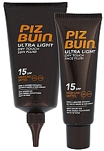 Fragrances, Perfumes, Cosmetics Set - Piz Buin Ultra Light Dry SPF15 Kit (b/fluid/150ml + f/fluid/50ml)