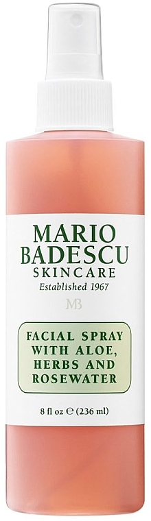 Aloe, Herbs & Rosewater Face Spray - Mario Badescu Facial Spray Aloe Herbs and Rosewater — photo N1