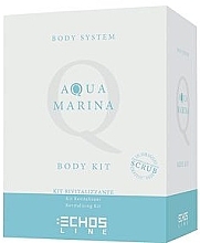 Fragrances, Perfumes, Cosmetics Set - Echosline Aqua Marine Revitalizing Body Kit (shm-gel/400ml + b/scrub/200ml + b/milk/250ml)