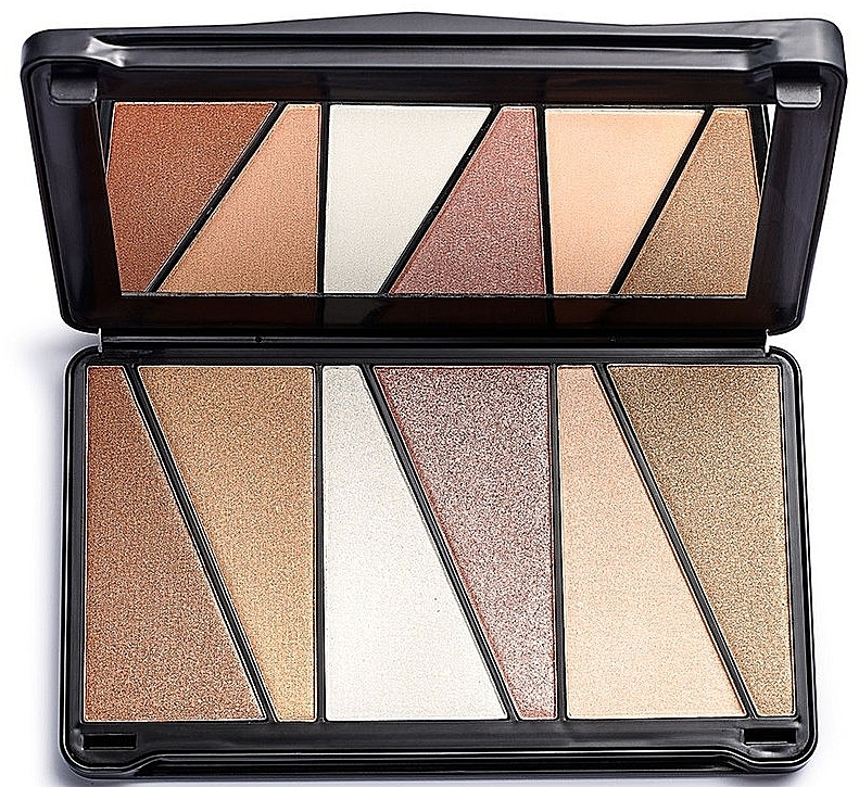 Highlighter Palette - Makeup Revolution Shook! Highlighter Palette  — photo N2