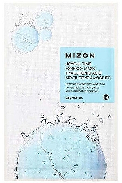 Hyaluronic Acid Facial Sheet Mask - Mizon Joyful Time Essence Mask Hyaluronic Acid — photo N1