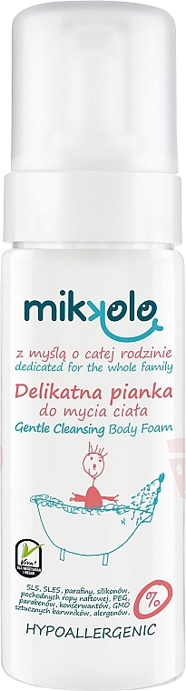 Gentle Cleasning Body Foam - Nova Kosmetyki Mikkolo Gentle Cleansing Body Foam — photo N3