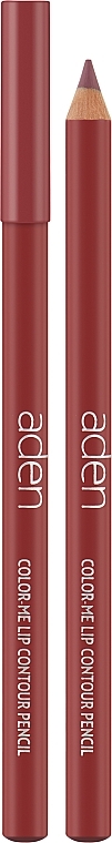 Lip Pencil - Aden Cosmetics Color-Me Lip Contour Pencil — photo N1