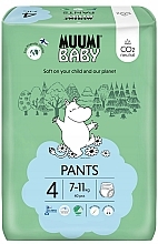 Diapers, Size 4, 7-11 kg, Pack of 40 - Muumi Baby — photo N1