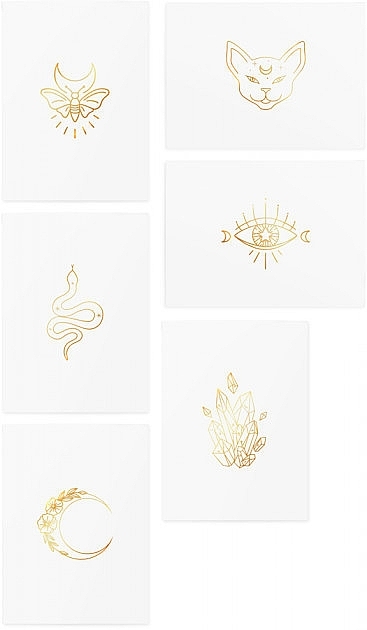 Temporary Tattoo - TATTon.me Gold Magic Set — photo N2