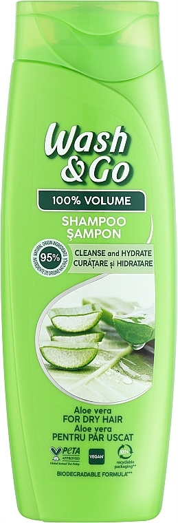 Aloe Vera Shampoo for Dry Hair - Wash&Go — photo N1