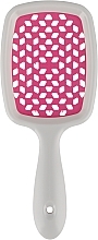 Hair Brush, white with pink teeth - Kodi Professional Soft Touch Hairbrush — photo N2