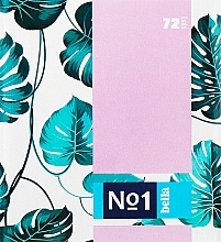 Fragrances, Perfumes, Cosmetics Bella #1 2-Layer Paper Tissues, 72 pcs., green monstera - Bella