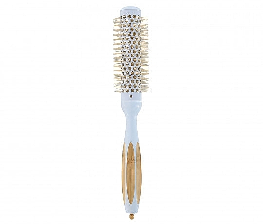 Round Hair Brush - Ilu Hair Brush BambooM Round 25 mm — photo N1