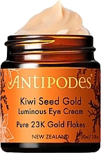 Fragrances, Perfumes, Cosmetics Eye Cream - Antipodes Kiwi Seed Gold Luminous Eye Cream