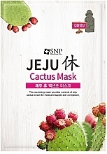 Nourishing & Relaxing Cactus Sheet Mask - SNP Jeju Rest Cactus Mask — photo N1