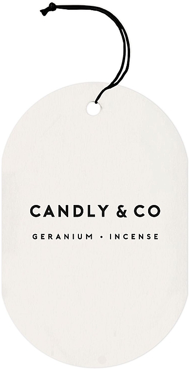 Fragrance Tag - Candly & Co No.1 Geranium Incense Fragrance Tag — photo N2
