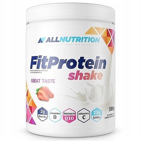 Strawberry Drinking Protein - AllNutrition FitProtein Shake Strawberry — photo N1