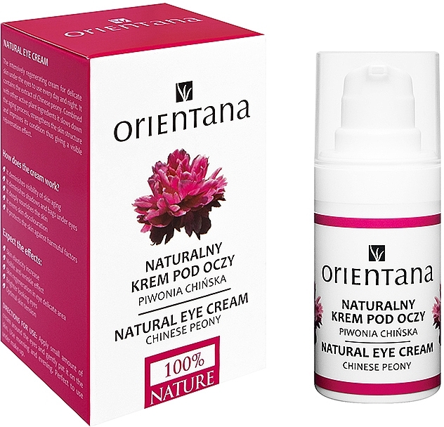 Eye Cream - Orientana Bio Eye Cream Regenerating & Rejuvenating — photo N1