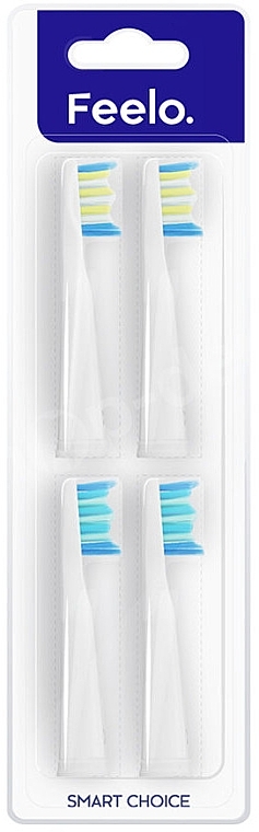 Sonic Toothbrush Head, 4 pcs. - Feelo Easy — photo N1