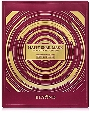 Fragrances, Perfumes, Cosmetics Gold & Red Ginseng Face Mask - Beyond Happy Snail 24K Gold&Red Ginseng Mask