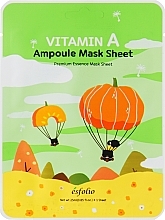 Fragrances, Perfumes, Cosmetics Vitamin A Rejuvenating Face Sheet Mask - Esfolio Vitamin A Ampoule Mask Sheet