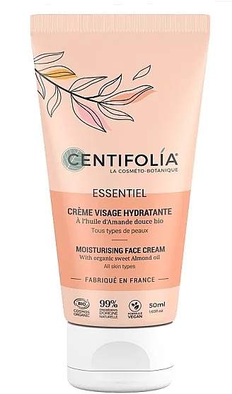 Organic Moisturizing Face Cream with Sweet Almond - Centifolia Creme Visage Hydratante — photo N1