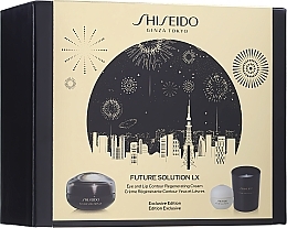 Fragrances, Perfumes, Cosmetics Set - Shiseido Future Solution LX Holiday Kit (f/cr/6ml + eye/cr/17ml + candle/60ml)