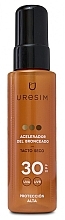 Fragrances, Perfumes, Cosmetics Tanning Enhancing Oil - Uresim Tan Accelerator SPF 30