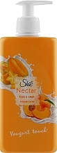 Peach & Carambola Liquid Body & Hand Cream Soap - Shik Nectar Peach & Carom Cream Soap — photo N1